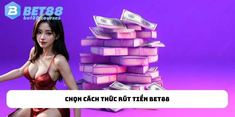 Chọn cách thức rút tiền Bet88
